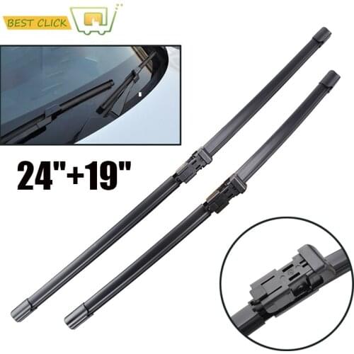 Misima 24"+19" Windshield Windscreen Wiper Blades For VW Jetta Vento 5 A5 Scirocco Touran Eos Front Window Wiper 2008 2009
