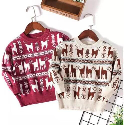 Toddler Boys Sweaters Cartoon Printed Casual Sweater For Boys Kids Clothing High Quality Knit Pullover Baby Child Jackets 2019