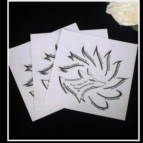 Eyeliner Stencils Eye Makeup Template Stickers Card 12 Styles Non-Woven Eyeliner Eyeshadow 3 Minute Lazy Shaping Tools