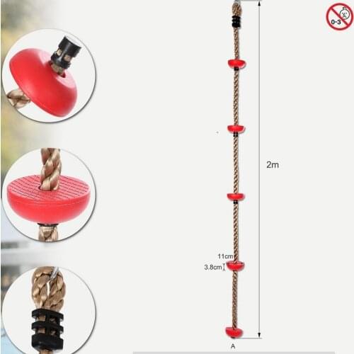 Outdoor Climbing Ropes Garden Training Toys Swing Disc Garden Playground Backyard Indoor Swing Games Children Fitness Toys