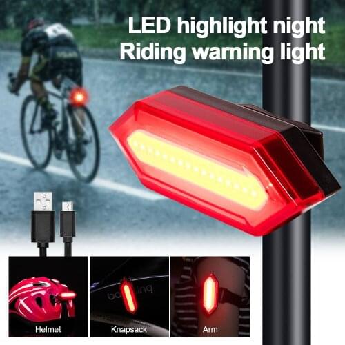 Vastfire Bicycle Light LED Taillight Rear Tail Safety Warning Cycling Portable Light USBStyle Rechargeable Battery Armband Style