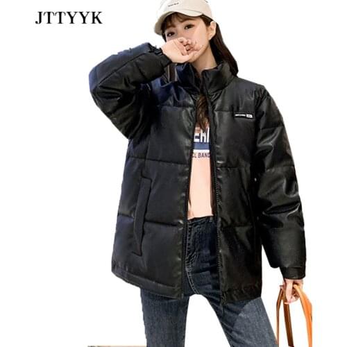 Woman Parkas Coat Women Down Jackets For Women 2021 Winter Female Autumn Short Leather Jacket Chaqueta Mujer Manteau Femme Veste