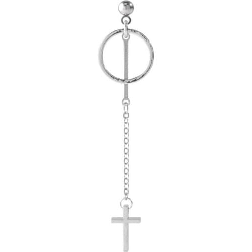 Pendientes Mujer Moda 2019 Fashion Jewelry Bangtan Boys Album V DNA Earrings Brincos Cross Stud Korean Earrings For Women