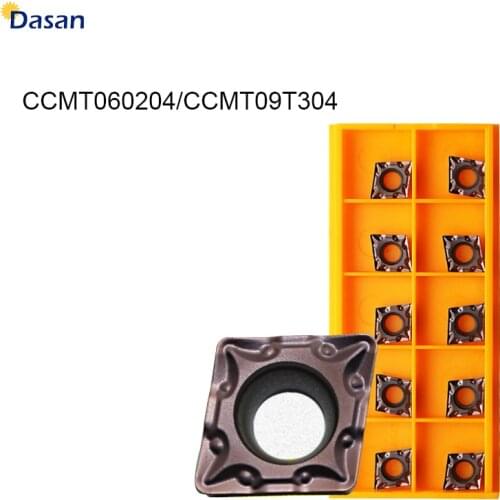 10PCS CCMT 0602 TM CCMT09T3 CCMT120404 Carbide Inserts High Quality Boring Bar Blade CNC Machining Tool