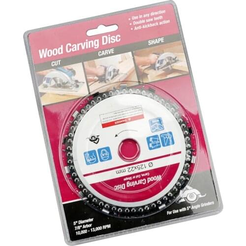 4 Inch Grinder Chain Disc Sculpting Tool Cut Steel Chain Wood Carving Disc For 100/115 Angle Grinder Abrasive Durable