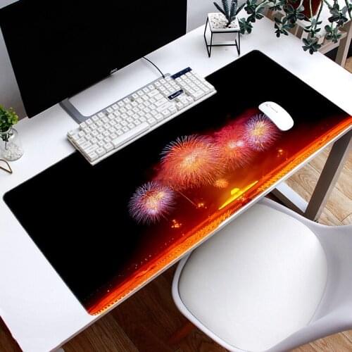 900*400mm Beautiful night sky Large Size Gaming Mouse Pad Anti-slip Natural Rubber PC Computer Gamer Mousepad Desk Mat