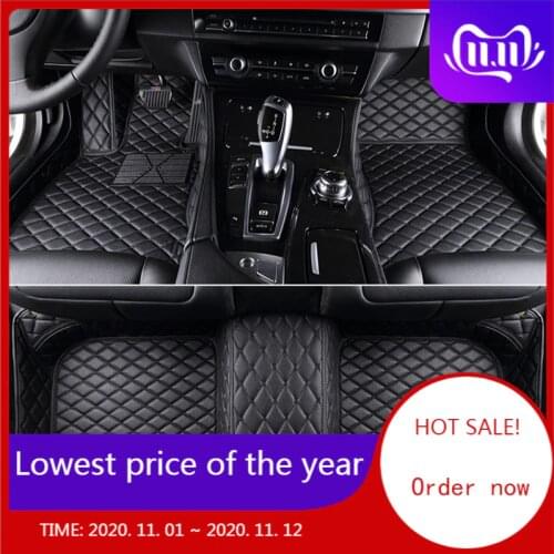 Custom 5 Seat car floor mats for renault fluence Duster LAGUNA Koleos KAPTUR KADJAR all models car mats auto accessories
