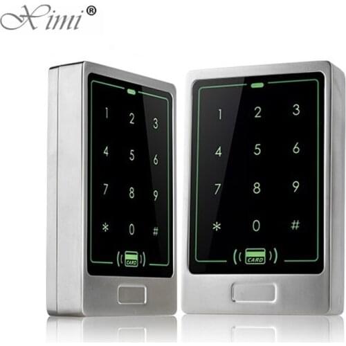 Standalone Door Access Controller 8000 Users Touch Keypad Surface Waterproof 125KHZ RFID Card Access Control System Card Reader