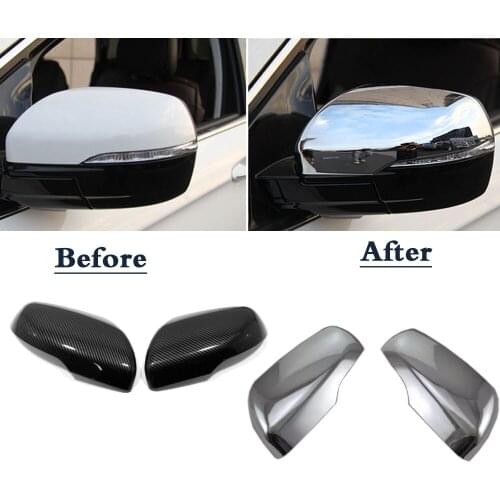 For Ford EDGE 2015 2016 2017 2018 Decoration Car Styling ABS Chrome Rear View Rearview Side Glass Mirror Cover Trim Frame 2pcs