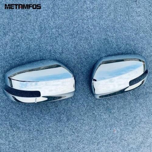 For Mitsubishi ekx 2020 Chrome Rear View Side Door Mirror Cover Trim Molding Protection Cap Exterior Accessories Car Styling