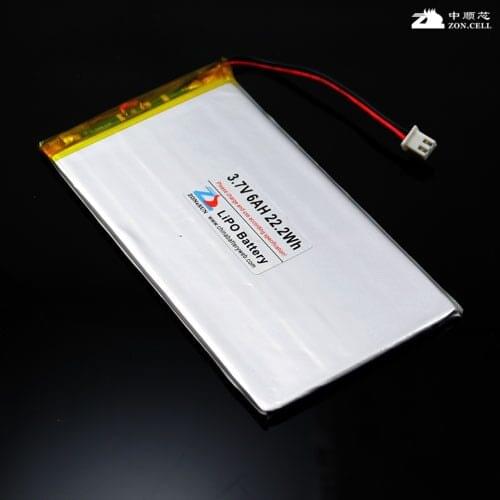 Shipping in 3.7V 6000mAh lithium polymer battery 4068105 machine 4070105 tablet computer. Rechargeable Li-ion Cell