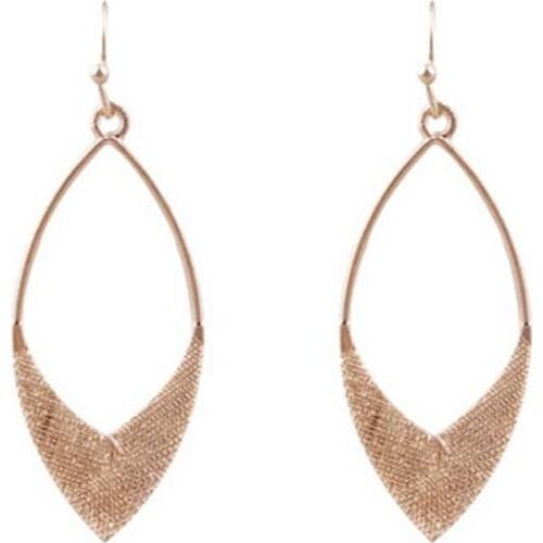 E7191 ZWPON Circle Metal Cut Out Dangle Earrings for Women 2020 New Arrival Hammered Arrow Earrings Jewelry Wholesale