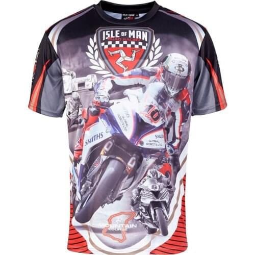 Knight 2020 MOTO GP TT Racing T-Shirts Isle Of Man Motorcycle Road Races Short Sleeve Tees Shirt Mens Summer Mountain Course