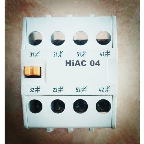 HiAC04 , HYUNDAI, Magnetic Contactor Accessories (Top contactor installation) , HiAC04 Aux.Contact Block, (NEW 100%)