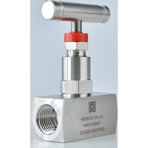 High Temperature And High Pressure NPT Thread Needle Valve Pressure Gauge Needle Valve Stainless Steel J13W-320P Globe Valve