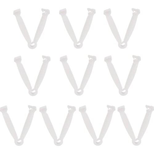 Hot Sell 10pcs Pig Umbilical Cord Clip Clamp Disposable Whelping Kit Farm Ranch Supplies