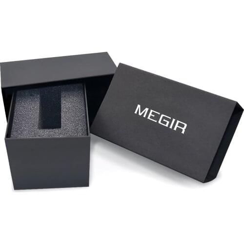 Megir Watch Box Original Fashion Sport Watches Retail Package Box Case for MEGIR Watch Accessories