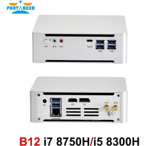 8th Intel Core Mini PC i7 8750H i5 8300H Windows 10 Linux DDR4 i7 Gigabit Ethernet 300M WiFi DP HDMI 4K Computer HTPC NUC