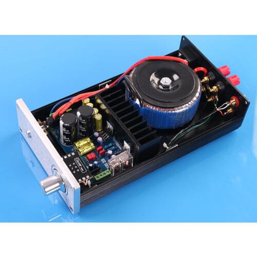 New Finished LM1875T Stereo Amplifier with OMRON Protect HIFI AMP