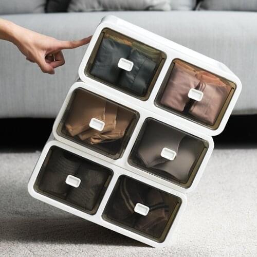 Home Underwear Socks Plastic Drawer Storage Box Storage Box