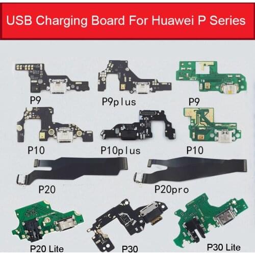 USB Charger Board For Huawei P8 P9 P10 P20 P30 lite PRO Mini plus 2016 2017 Charging Port Dock Flex Cable replacement repair