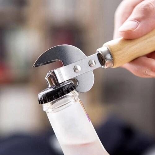Portable Manual Lid Remover Multifunctional Can Opener Utensil Gadgets For Jars Canisters Kitchen Accessories
