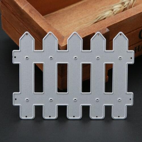 1Pcs Fence Cutting Dies Metal DIY Stencil For Walls Embossing Craft Dies For Paper Cards Scrapbooking Machine
