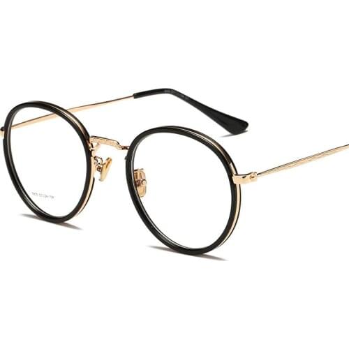 Vintage Women Glasses Frame TR90 Retro Round Eye Glasses Men Optical Myopia Eyeglasses Frames Prescription Frame Nerd Eyewear