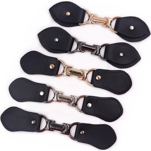 Button Monopoly Windbreaker Coat Button High-end Leather Metal Buckle Sweater Coat Windbreaker Belt Leather Buckle P76