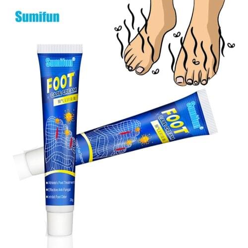 Sumifun 1Pc Foot Odor Cream Itch Peeling Beriberi Blister Corn Chinese Herbal Antibacterial Ointment Anti Fungal Plaster