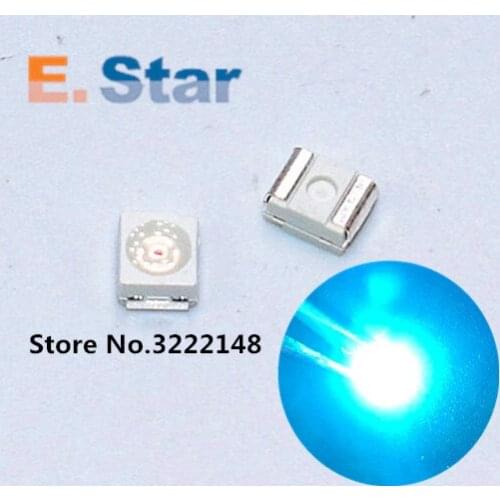 100pcs SMD LED 3528 Ice blue LED lamp beads Light emitting Diode Factory direct sale