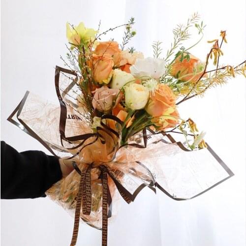 20pcs Cellophane DIY Flowers Waterproof Flower Wrapping Paper Florist Gift Wrapping Material Bouquet Wrapping Paper