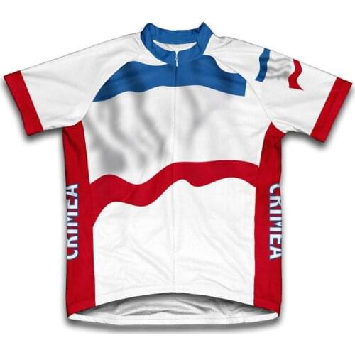 2020 Crimea Mens classic cycling team short sleeved bike Road Mountain Race Clothing Maillot ciclismo outdoor bike jersey