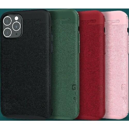 3in1 Support Wireless Charging PU Leather Cellphone Case Protective Case Cover Skin for -iPhone 11 Pro Max 6.5inch