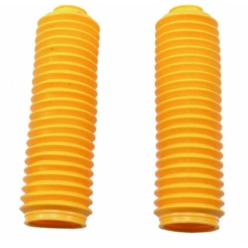 35mm Fork Rubber Boot Universal Motorcycles Yellow Dust Jacket Cover Custom