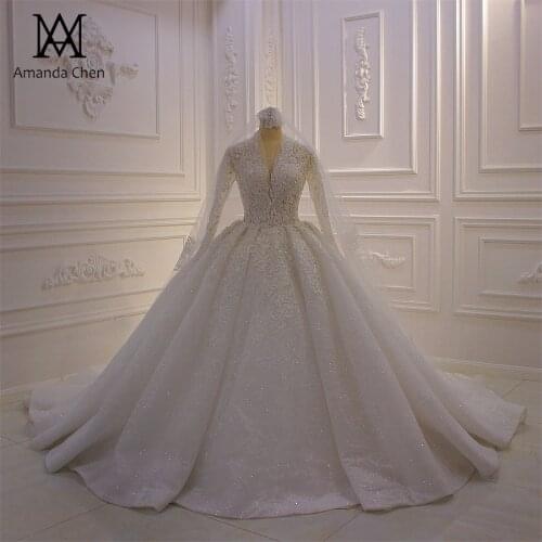 Amanda Chen V-neck Wedding Dresses