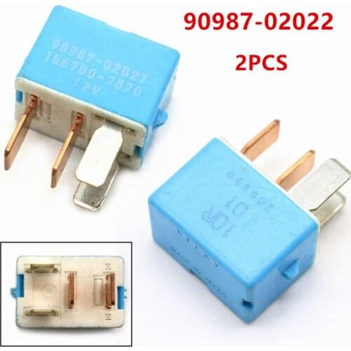 Car Accessories 2PCS OEM 90987-02022 For TOYOTA CLUTCH RELAY A/C Compressor Clutch For LEXUS SCION 90987-02027 156700-2470