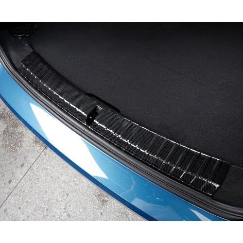 Car Rearguards Rear Bumper Trunk Inner Outer Sill Plate Protector Guard Trim Cover Sticker For BMW Mini Cooper Countryman F60