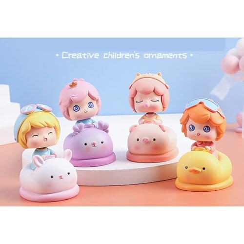 Bumper Car Amusement Park Car Interior Decor Desktop Ornaments Birthday Gifts For Child Toy Princess Room Decoration