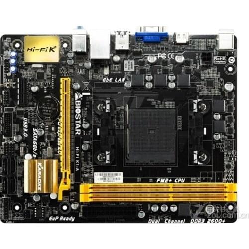 Free shipping original motherboard for new Biostar Hi-Fi K1-A Socket FM2/FM2+ DDR3 USB2.0 USB3.0 32GB SATA3 Desktop Motherboard