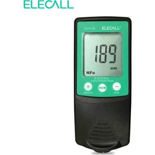 ELECALL EC771N Digital Thickness Gauge Coating Meter Width Measuring Instrument Paint Electroplated Coating Thickness Measure