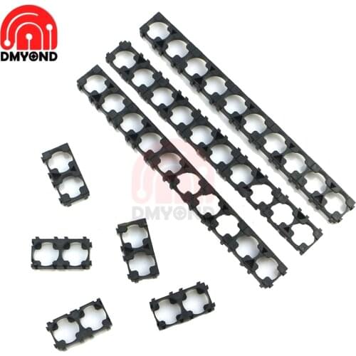 5pcs 18650 Battery Spacer Battery Holder Irradiated Shell EV-Plastic Heat Fixing Base Radiating Shell Pack Plastic Heat Holder