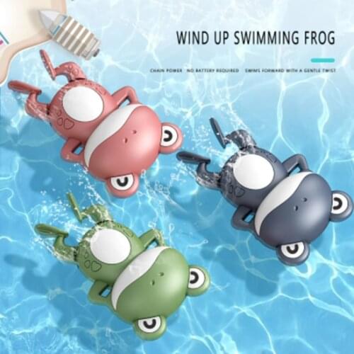 Baby Bath Toys 0 12 Months For Kids Swimming Pool Water Game Wind-up Clockwork Animals Crab Frog For Children Water Toys Gifts