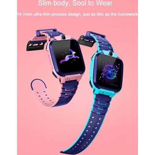 Children GPS Smart Watch Color Screen Waterproof for Phone Positioning Anti-Lost Safe Children Multi-function 2 Color