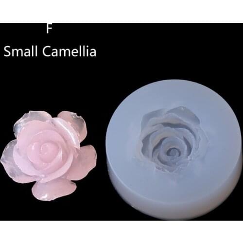 DIY Flower Silicone Molds Resin Camellia Peony Daisy Lotus Flower Jewlery Making Epoxy Resin