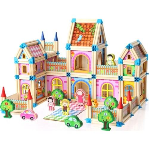 Classic Educational Assemble Toys Mini Building Blocks DIY Architecture Educational Toys Bricks for Kids Gift