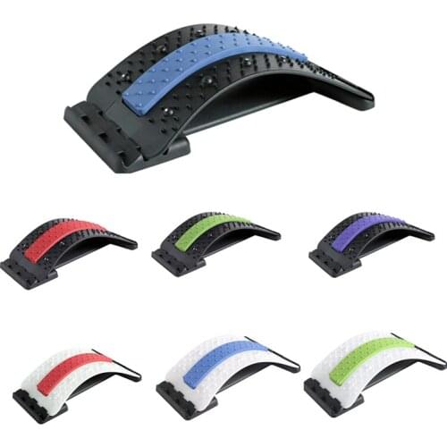 2020 New Magnetic Therapy Silicone Magic Lumbar Back Massager Stretcher