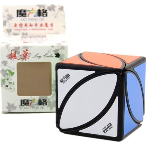 Qiyi MoFangGe Maple Magic Cube FengYe Stickerless Speed Skew Cube Twist Puzzle Ivy Leaf 56mm 1Pcs Safe ABS Ultra-Smooth Toy