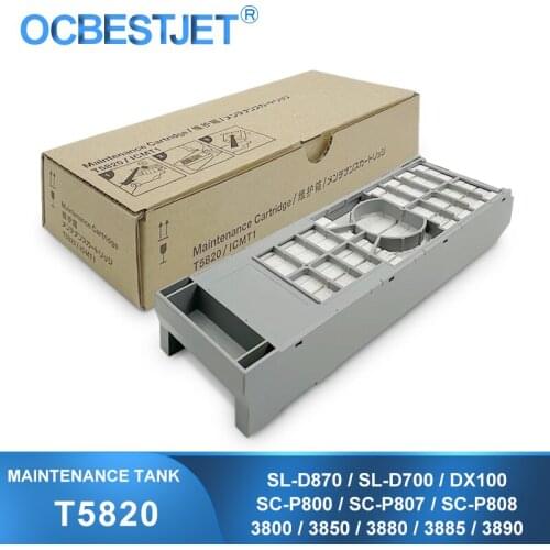 C13T5820 T582000 T5820 Maintenance Ink Tank For Epson SureColor P800 SC-P800 SureLab D700 D870 DX100 3800 3880 Maintenance Box