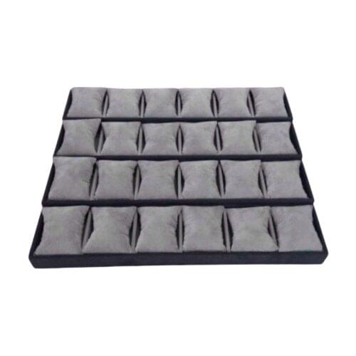 İsdeksan Luxury Watch Stand Special Fabric 24 Compartments